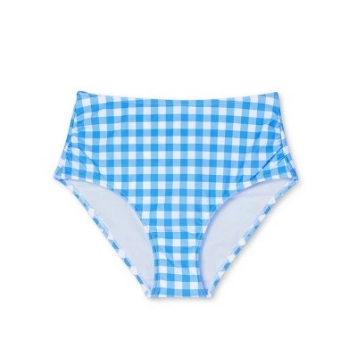 Women's High Leg High Waist Medium Coverage Bikini Bottom - Kona Sol™ Blue 7 Women's High Leg High Waist Medium Coverage Bikini Bottom - Kona Sol™ Blue - Image 5