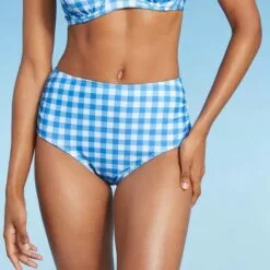 Women's High Leg High Waist Medium Coverage Bikini Bottom - Kona Sol™ Blue 21 Women's High Leg High Waist Medium Coverage Bikini Bottom - Kona Sol™ Blue -Swimsuits Popular Store unnamed file 2169