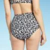 Women's Medium Coverage High Waist Seamed Bikini Bottom - Kona Sol™ Black/White 1 Women's Medium Coverage High Waist Seamed Bikini Bottom - Kona Sol™ Black/White -Swimsuits Popular Store unnamed file 2238