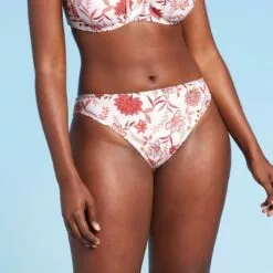 Women's Medium Coverage Hipster Bikini Bottom - Kona Sol™ White and Red 15 Women's Medium Coverage Hipster Bikini Bottom - Kona Sol™ White and Red -Swimsuits Popular Store unnamed file 2251