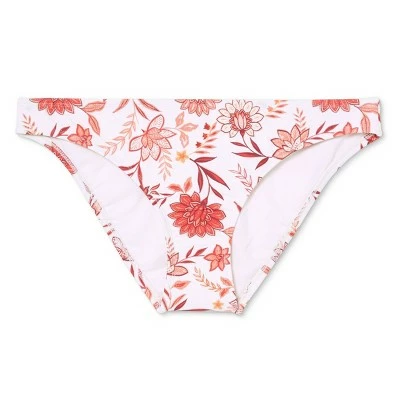 Women's Medium Coverage Hipster Bikini Bottom - Kona Sol™ White and Red 7 Women's Medium Coverage Hipster Bikini Bottom - Kona Sol™ White and Red - Image 5