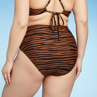 Women's Medium Coverage High Waist Bikini Bottom - Kona Sol™ Black 6 Women's Medium Coverage High Waist Bikini Bottom - Kona Sol™ Black - Image 4