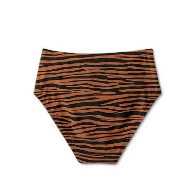 Women's Medium Coverage High Waist Bikini Bottom - Kona Sol™ Black 8 Women's Medium Coverage High Waist Bikini Bottom - Kona Sol™ Black - Image 6