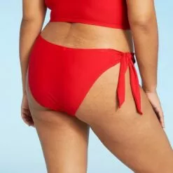 Women's Side-Tie Bikini Bottom - Sea Angel Red 16 Women's Side-Tie Bikini Bottom - Sea Angel Red -Swimsuits Popular Store unnamed file 2285