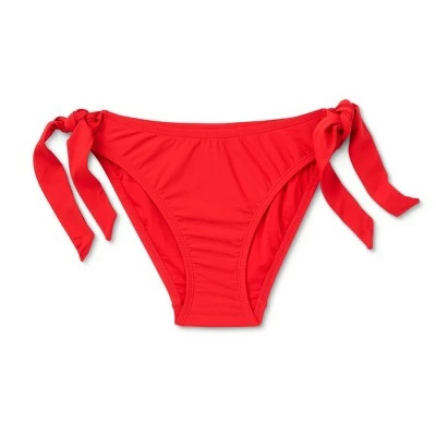 Women's Side-Tie Bikini Bottom - Sea Angel Red 7 Women's Side-Tie Bikini Bottom - Sea Angel Red - Image 5
