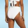 Women's Single Side Drawstring Bikini Bottom - Sea Angel White 1 Women's Single Side Drawstring Bikini Bottom - Sea Angel White -Swimsuits Popular Store unnamed file 2293