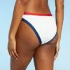 Women's Blocked Trim Ribbed Bikini Bottom - Sea Angel White -Swimsuits Popular Store unnamed file 2315