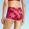 Women's Swim Boyshorts - All in Motion™ Black & Pink Floral -Swimsuits Popular Store unnamed file 2386