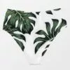 Women's Tropical Leafy High Waist Bikini Bottom Swimsuit - Cupshe -Swimsuits Popular Store unnamed file 2417