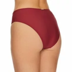 Sunsets Women's Tuscan Red Tie High-Waist Bikini Bottom - 29B-TUSRE