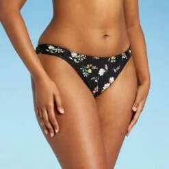 Juniors' Hipster Bikini Bottom - Xhilaration™ Black Floral -Swimsuits Popular Store unnamed file 2485