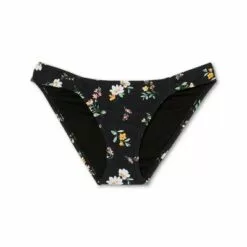 Juniors' Hipster Bikini Bottom - Xhilaration™ Black Floral -Swimsuits Popular Store unnamed file 2487
