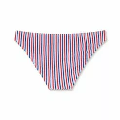 Juniors' Ribbed Cheeky Bikini Bottom - Xhilaration™ Red/White/Blue Stripe -Swimsuits Popular Store unnamed file 2525