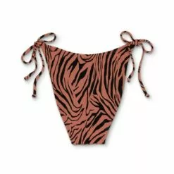 Juniors' Ribbed Cheeky High Leg V-String Bikini Bottom - Xhilaration™ Brown Animal Print 15 Juniors' Ribbed Cheeky High Leg V-String Bikini Bottom - Xhilaration™ Brown Animal Print -Swimsuits Popular Store unnamed file 2537