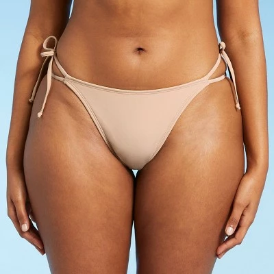 Juniors' Strappy Ring Back Super Cheeky Bikini Bottom - Xhilaration™ Neon Pink 5 Juniors' Strappy Ring Back Super Cheeky Bikini Bottom - Xhilaration™ Neon Pink - Image 3