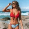 Women's Plant Print Bikini Set Low Waisted Bathing Suit- Cupshe -Swimsuits Popular Store unnamed file 258