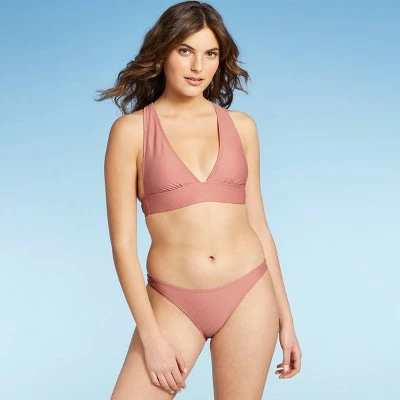 Juniors' Textured Cheeky Bikini Bottom - Xhilaration™ Mauve 4 Juniors' Textured Cheeky Bikini Bottom - Xhilaration™ Mauve - Image 2