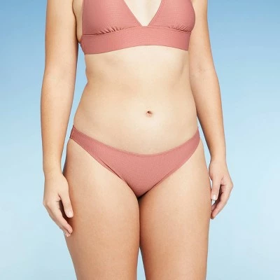 Juniors' Textured Cheeky Bikini Bottom - Xhilaration™ Mauve 5 Juniors' Textured Cheeky Bikini Bottom - Xhilaration™ Mauve - Image 3