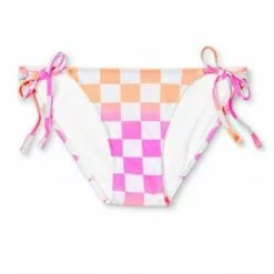 Juniors' String Bikini Bottom - Xhilaration™ Multi Check Print -Swimsuits Popular Store unnamed file 2669