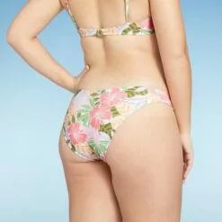 Juniors' High Leg Scoop Bikini Bottom - Xhilaration™ Multi Tropical Print -Swimsuits Popular Store unnamed file 2701