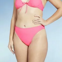 Juniors' Cheeky High Leg Mid-Waist Bikini Bottom - Xhilaration™ Pink 15 Juniors' Cheeky High Leg Mid-Waist Bikini Bottom - Xhilaration™ Pink -Swimsuits Popular Store unnamed file 2722