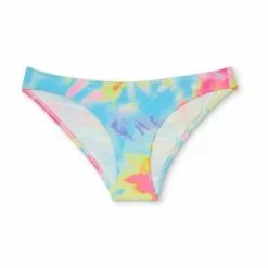 Juniors' Ribbed Cheeky Bikini Bottom - Xhilaration™ Multi Tie-Dye -Swimsuits Popular Store unnamed file 2757