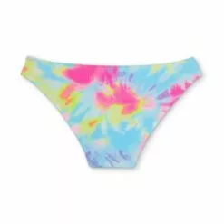Juniors' Ribbed Cheeky Bikini Bottom - Xhilaration™ Multi Tie-Dye -Swimsuits Popular Store unnamed file 2758