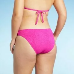 Juniors' Textured Cheeky Bikini Bottom - Xhilaration™ Hot Pink -Swimsuits Popular Store unnamed file 2767