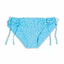 Juniors' Cheeky String Bikini Bottom - Xhilaration™ Blue Floral Print -Swimsuits Popular Store unnamed file 2779