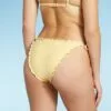 Juniors' Ruffle High Leg Scoop Bikini Bottom - Xhilaration™ Light Yellow -Swimsuits Popular Store unnamed file 2786