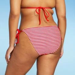 Juniors' String Bikini Bottom - Xhilaration™ Red/White Stripe -Swimsuits Popular Store unnamed file 2811