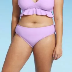 Juniors' Plus Size Hipster Bikini Bottom - Xhilaration™ Lavender -Swimsuits Popular Store unnamed file 2925