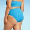 Juniors' Plus Size Ribbed High Waist Bikini Bottom - Xhilaration™ Blue 2 Juniors' Plus Size Ribbed High Waist Bikini Bottom - Xhilaration™ Blue -Swimsuits Popular Store unnamed file 2949