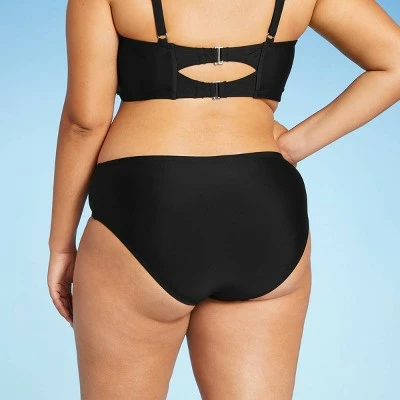 Juniors' Plus Size Hipster Bikini Bottom - Xhilaration™ Black 3 Juniors' Plus Size Hipster Bikini Bottom - Xhilaration™ Black