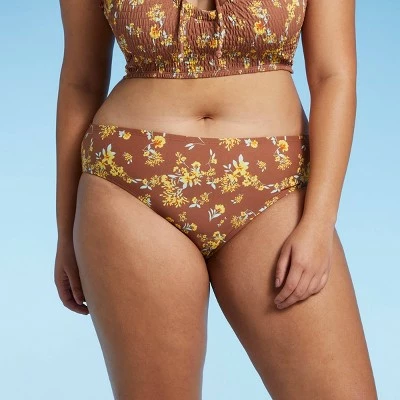 Juniors' Plus Size Cheeky Hipster Bikini Bottom - Xhilaration™ Multi Floral Print 8 Juniors' Plus Size Cheeky Hipster Bikini Bottom - Xhilaration™ Multi Floral Print - Image 6
