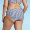 Juniors' Plus Size Cheeky Hipster Bikini Bottom - Xhilaration™ Navy/White Stripe -Swimsuits Popular Store unnamed file 2984