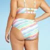 Juniors' Plus Size Ribbed High Leg High Waist Bikini Bottom - Xhilaration™ Multi -Swimsuits Popular Store unnamed file 3000