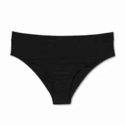 Juniors' Plus Size High Leg High Waist Bikini Bottom - Xhilaration™ Black -Swimsuits Popular Store unnamed file 3010
