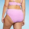 Juniors' Plus Size Terry High Waist Bikini Bottom - Xhilaration™ Lavender -Swimsuits Popular Store unnamed file 3024