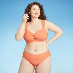 Juniors' Plus Size Textured Cheeky Bikini Bottom - Xhilaration™ Neon Orange 11 Juniors' Plus Size Textured Cheeky Bikini Bottom - Xhilaration™ Neon Orange -Swimsuits Popular Store unnamed file 3053