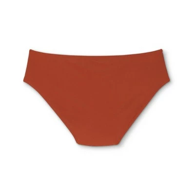 Juniors' Plus Size Hipster Bikini Bottom - Xhilaration™ Rust 6 Juniors' Plus Size Hipster Bikini Bottom - Xhilaration™ Rust - Image 4