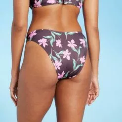 Women's High Leg Extra Cheeky Bikini Bottom - Shade & Shore™ Dusk Floral -Swimsuits Popular Store unnamed file 3180