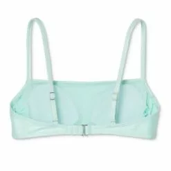 Juniors' Shiny Bralette Bikini Top - Xhilaration™ Light Blue -Swimsuits Popular Store unnamed file 3199