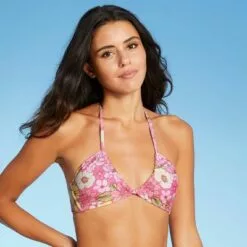 Juniors' U-Neck Bandeau Bikini Top - Xhilaration™ Pink Floral Print 15 Juniors' U-Neck Bandeau Bikini Top - Xhilaration™ Pink Floral Print -Swimsuits Popular Store unnamed file 3248
