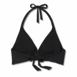 Women's Faux Wrap Bikini Top - Kona Sol™ Mudstone Blue -Swimsuits Popular Store unnamed file 3283