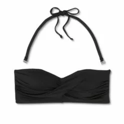 Women's Molded Bandeau Bikini Top - Kona Sol™ Dark Green -Swimsuits Popular Store unnamed file 3288