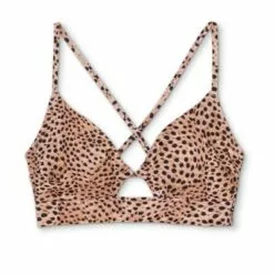 Women's Longline Cut Out Bikini Top - Shade & Shore™ Wasabi Green -Swimsuits Popular Store unnamed file 3348