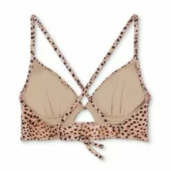 Women's Longline Cut Out Bikini Top - Shade & Shore™ Wasabi Green -Swimsuits Popular Store unnamed file 3349