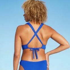 Women's Tall Triangle Ribbed Bikini Top - Shade & Shore™ Black -Swimsuits Popular Store unnamed file 3383