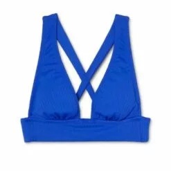 Women's Tall Triangle Ribbed Bikini Top - Shade & Shore™ Black -Swimsuits Popular Store unnamed file 3384